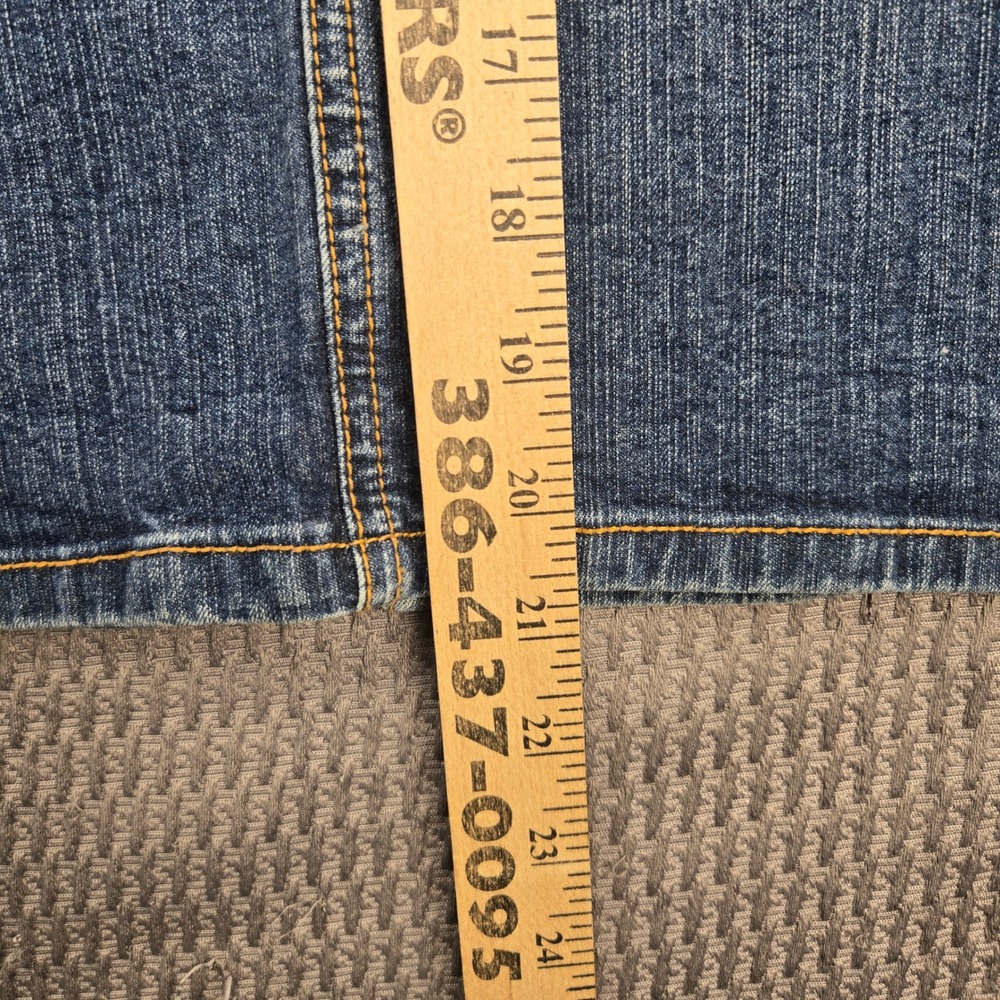 Lucky Brand Dungarees‎ Denim Midi Skirt Blue Medium Wash Size 6 28 Made in USA - Picture 6 of 10